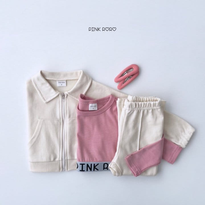 Pink Roro - Korean Children Fashion - #kidzfashiontrend - Coco Collar Short Zip-up - 6