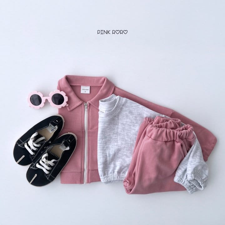 Pink Roro - Korean Children Fashion - #littlefashionista - Coco Collar Short Zip-up - 8