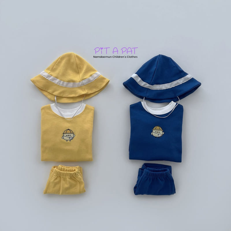 Pitapat - Korean Children Fashion - #childrensboutique - Chick Top Bottom Set - 3