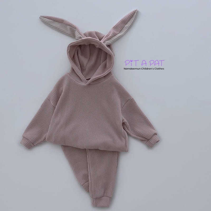 Pitapat - Korean Children Fashion - #discoveringself - Bunny Top Bottom Set - 4