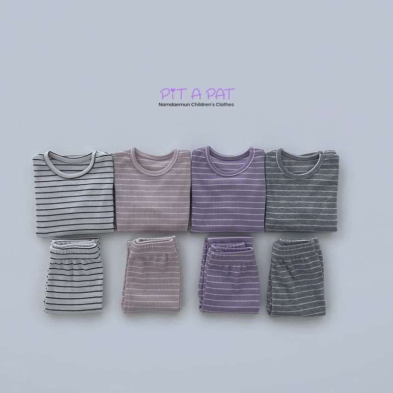 Pitapat - Korean Children Fashion - #minifashionista - Sticky Stripes Easywear