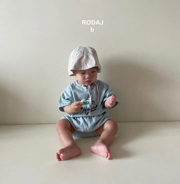 Roda J - Korean Baby Fashion - #babyfashion - Bebe Less Top Bottom Set - 10