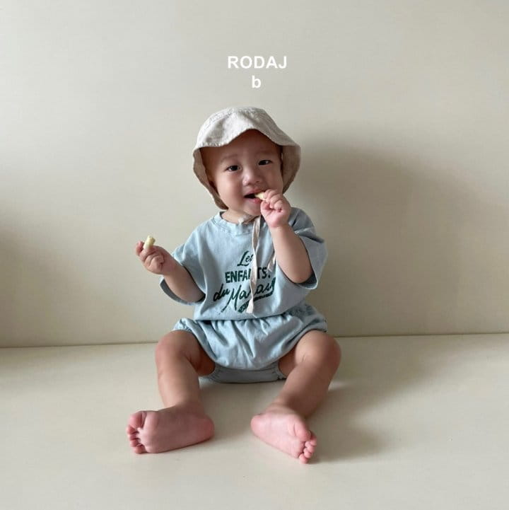 Roda J - Korean Baby Fashion - #babyfever - Bebe Less Top Bottom Set - 11