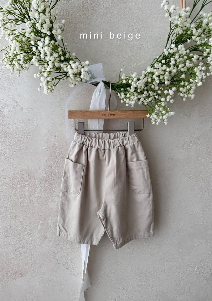 The Beige - Korean Baby Fashion - #babyboutique - Pocket Shorts