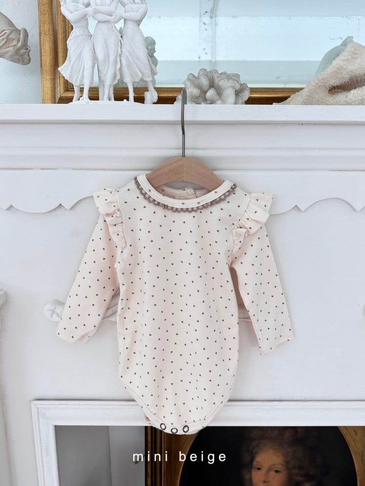 The Beige - Korean Baby Fashion - #babyboutique - Sleeves Frill Bodysuit - 3