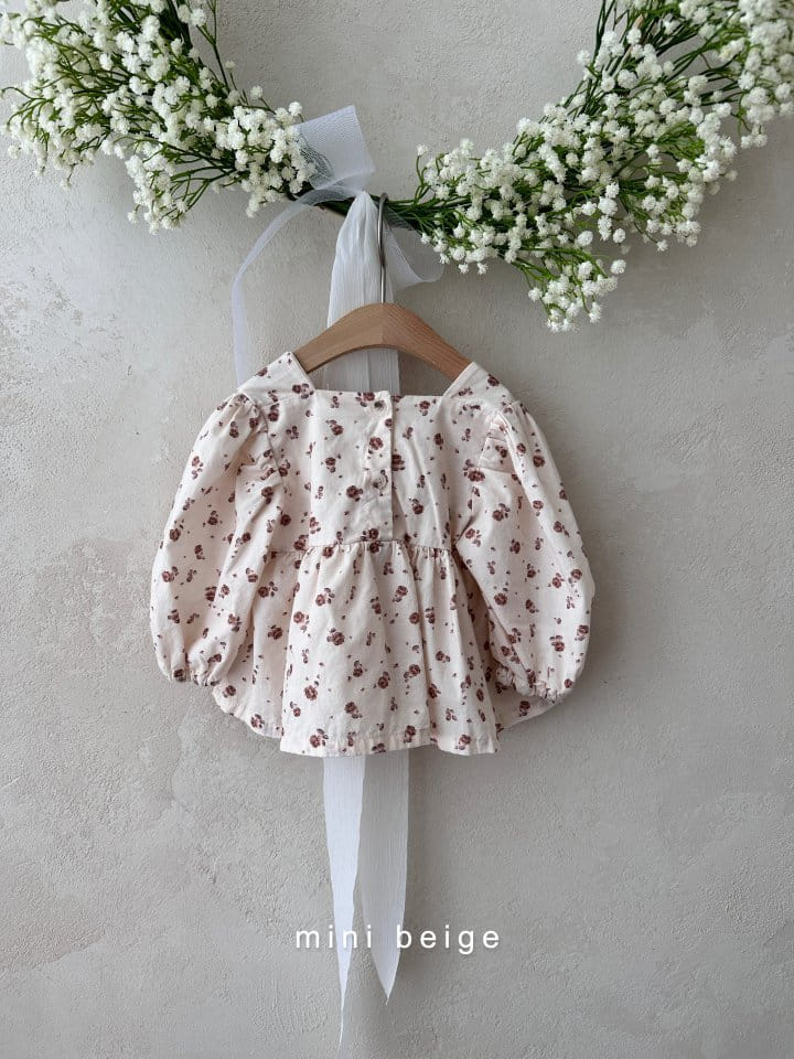 The Beige - Korean Baby Fashion - #babyboutiqueclothing - Square Smocked Blouse - 6