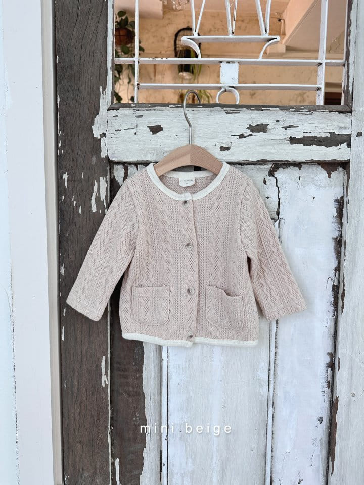 The Beige - Korean Baby Fashion - #babyclothing - Twist Cardigan