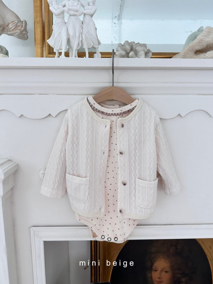 The Beige - Korean Baby Fashion - #babyfever - Sleeves Frill Bodysuit - 7