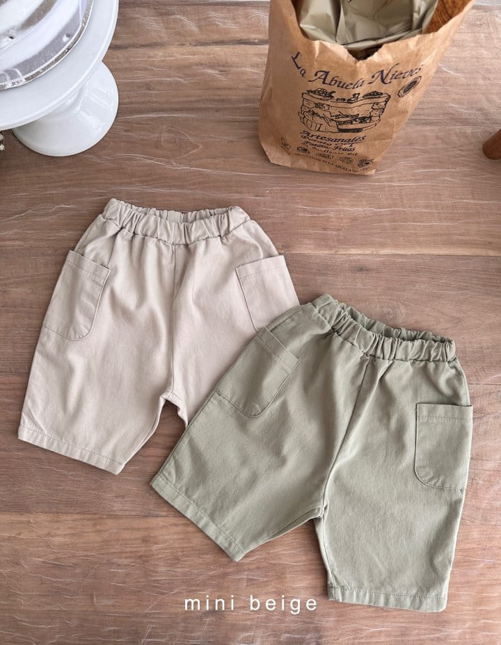 The Beige - Korean Baby Fashion - #babygirlfashion - Pocket Shorts - 7