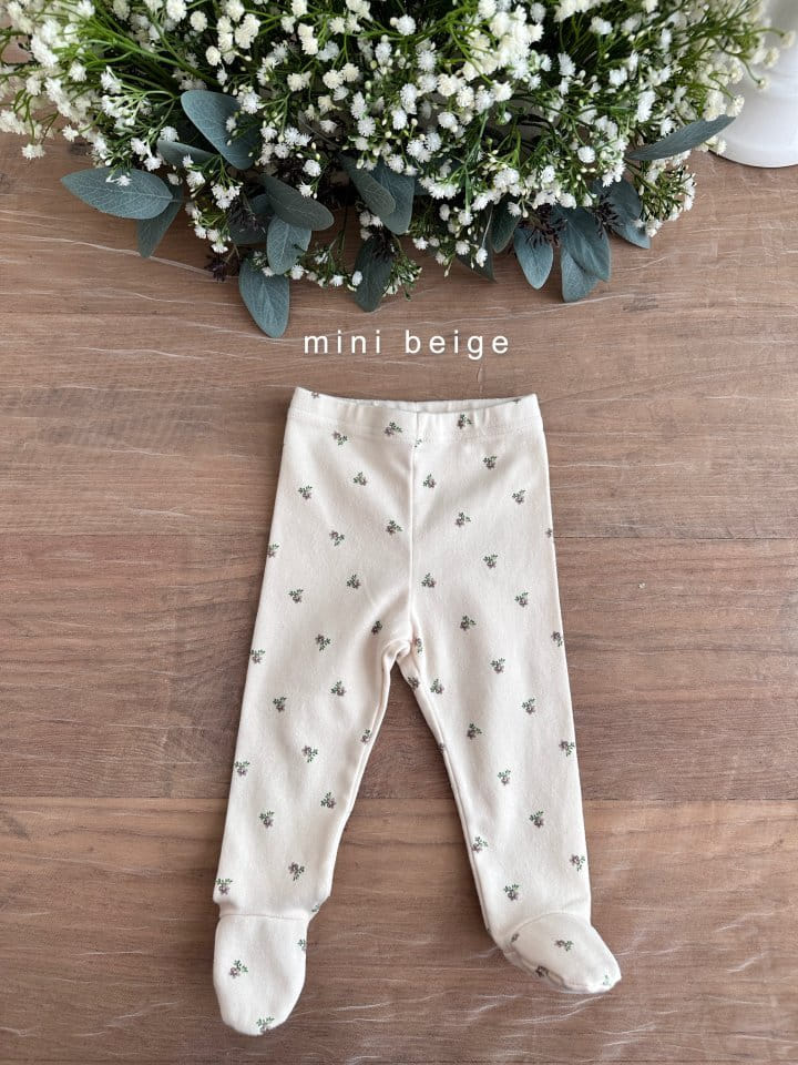 The Beige - Korean Baby Fashion - #babyoutfit - Foot Leggings - 2