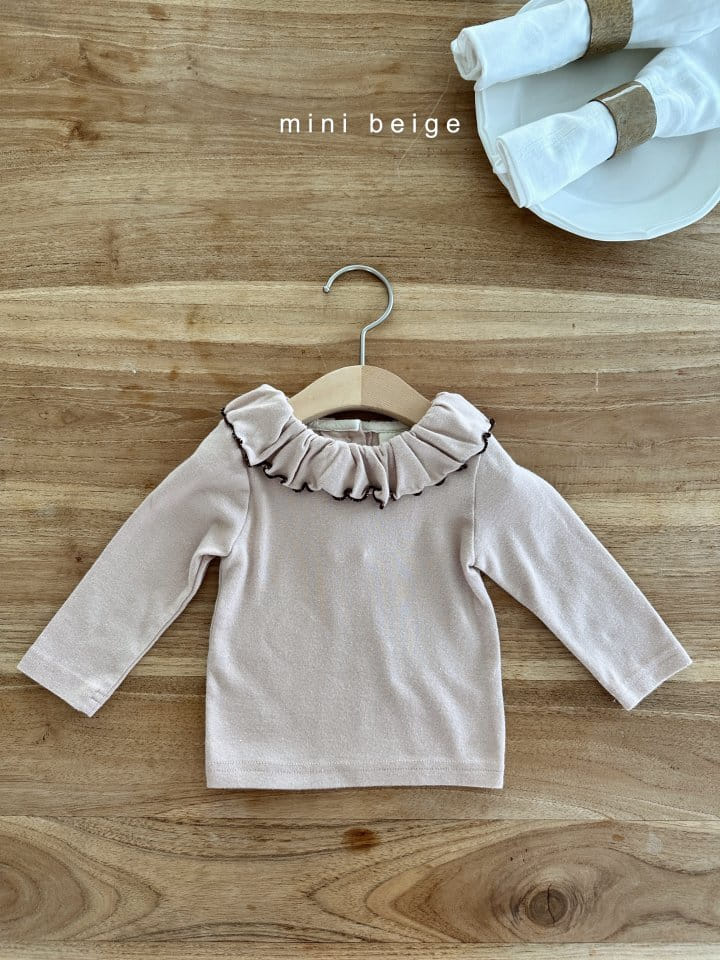 The Beige - Korean Baby Fashion - #babyoutfit - Frill Tee - 4