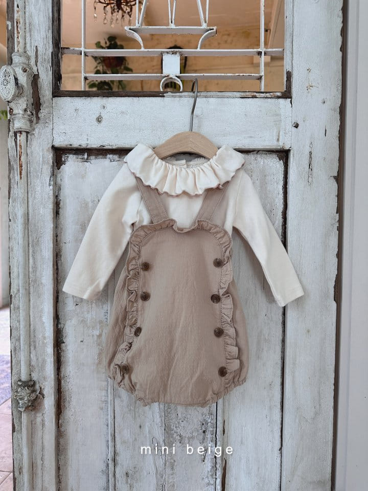 The Beige - Korean Baby Fashion - #onlinebabyshop - Frill Tee - 6