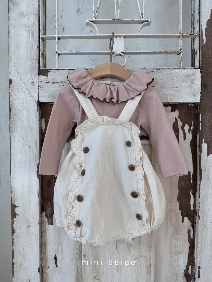 The Beige - Korean Baby Fashion - #smilingbaby - Frill Tee - 7