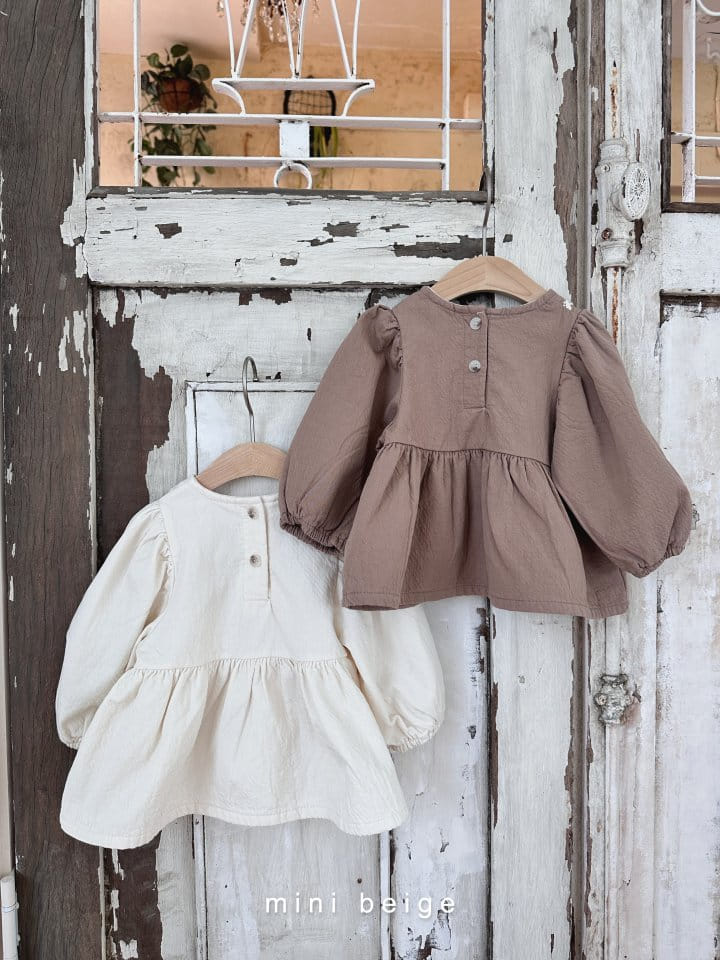 The Beige - Korean Baby Fashion - #smilingbaby - Embrodiery Lace Blouse - 5