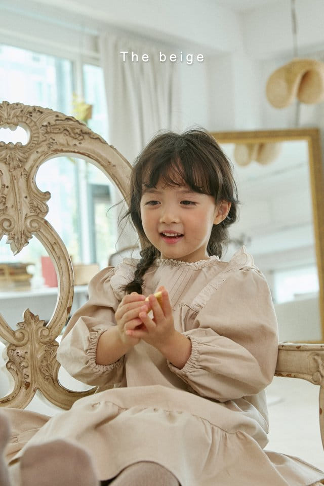 The Beige - Korean Children Fashion - #Kfashion4kids - Pintuck One-piece - 12