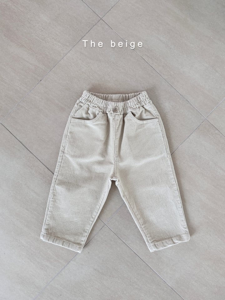 The Beige - Korean Children Fashion - #childofig - Rib Label Pants - 3