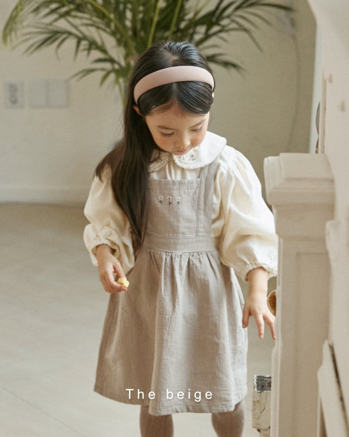 The Beige - Korean Children Fashion - #childofig - Embeodiery Skirt - 11