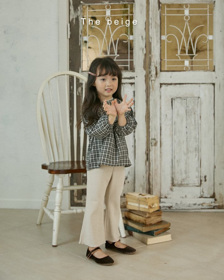 The Beige - Korean Children Fashion - #childrensboutique - Check Blouse - 8