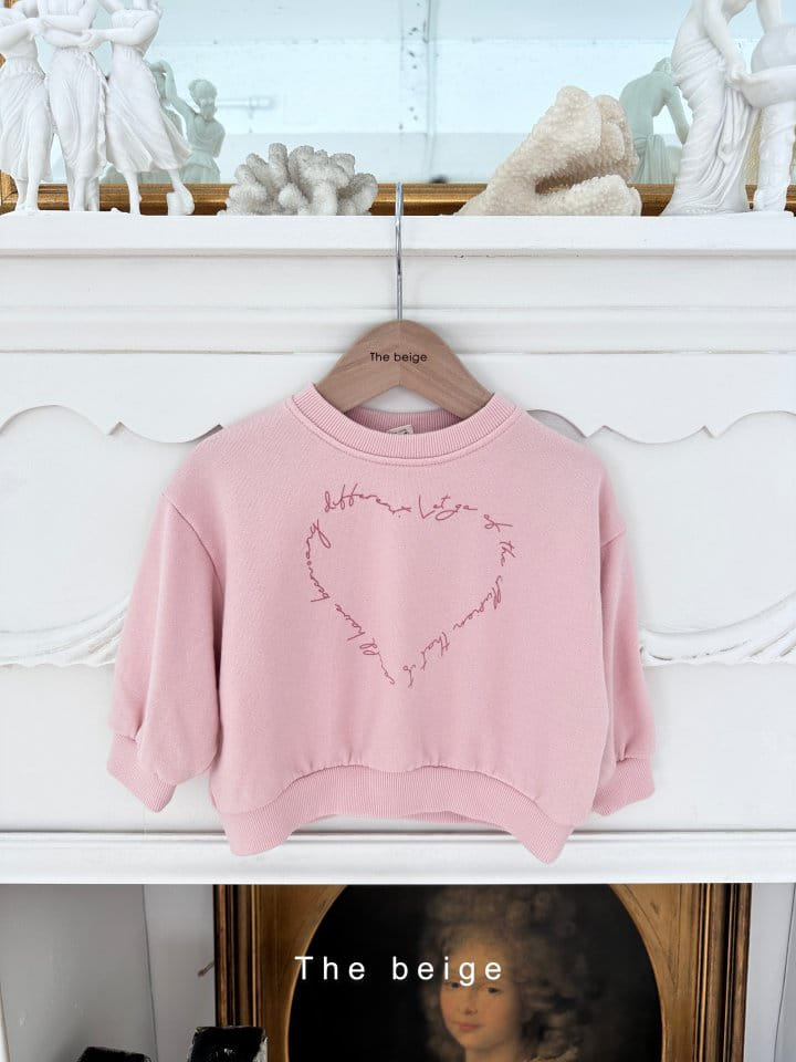 The Beige - Korean Children Fashion - #designkidswear - Heart Crop Sweatshirt - 2