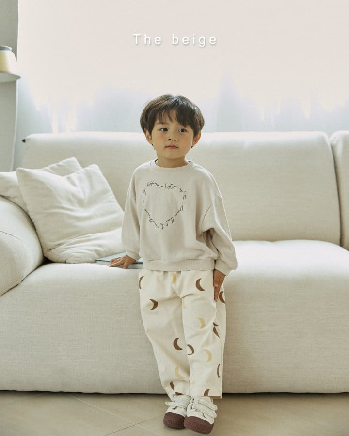 The Beige - Korean Children Fashion - #discoveringself - Heart Crop Sweatshirt - 3