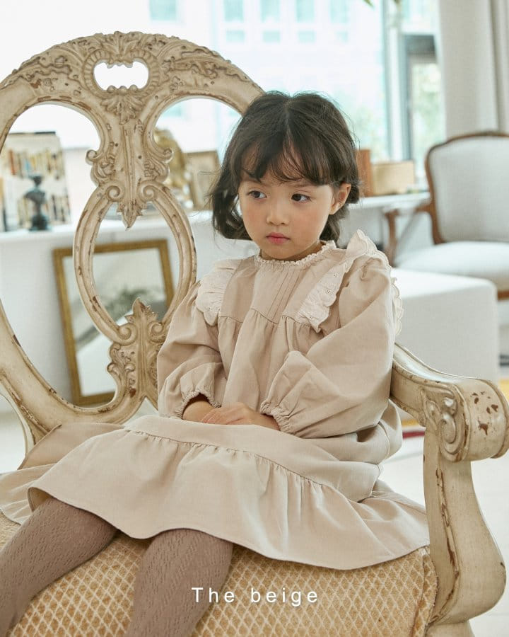 The Beige - Korean Children Fashion - #kidzfashiontrend - Pintuck One-piece - 11