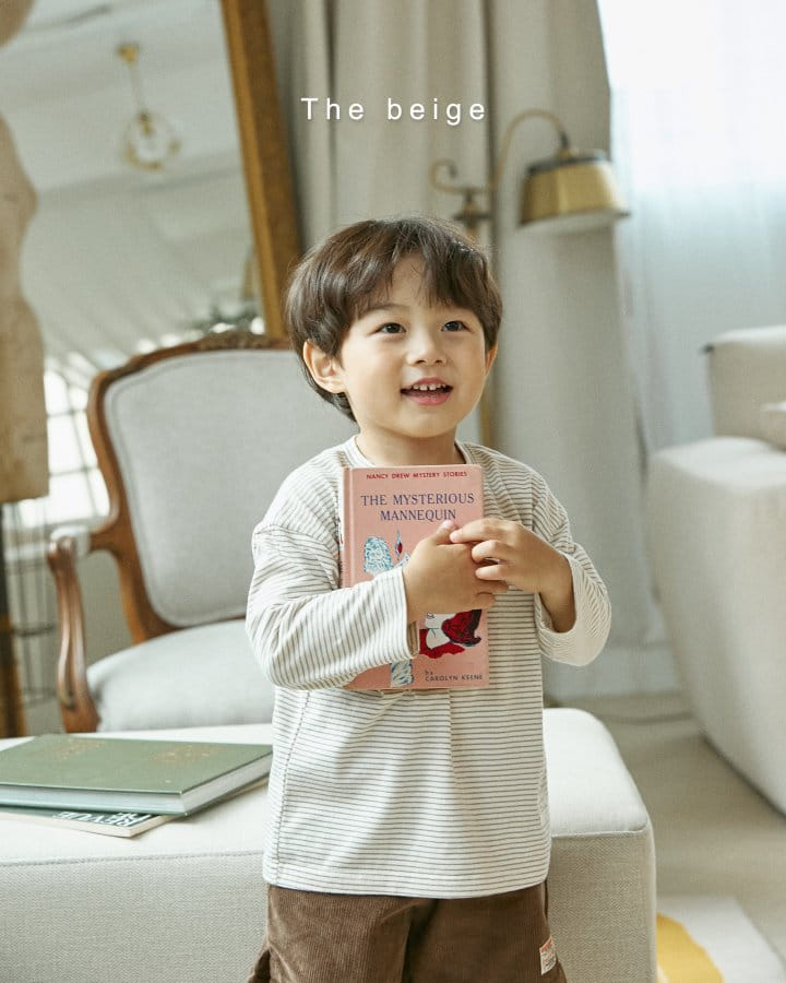 The Beige - Korean Children Fashion - #magicofchildhood - Saint Stripes Tee - 12