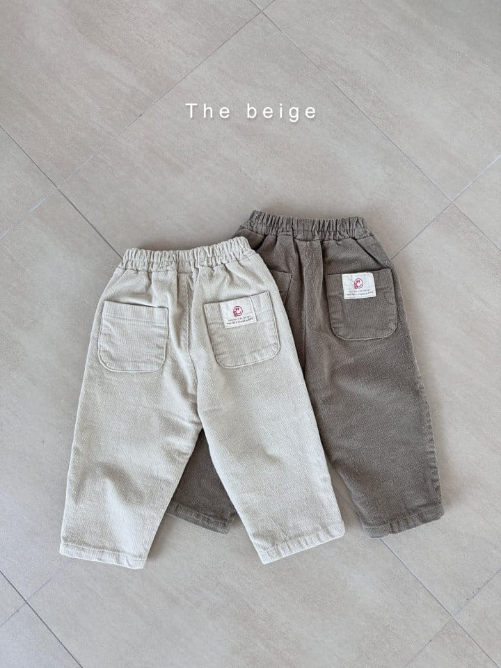 The Beige - Korean Children Fashion - #minifashionista - Rib Label Pants