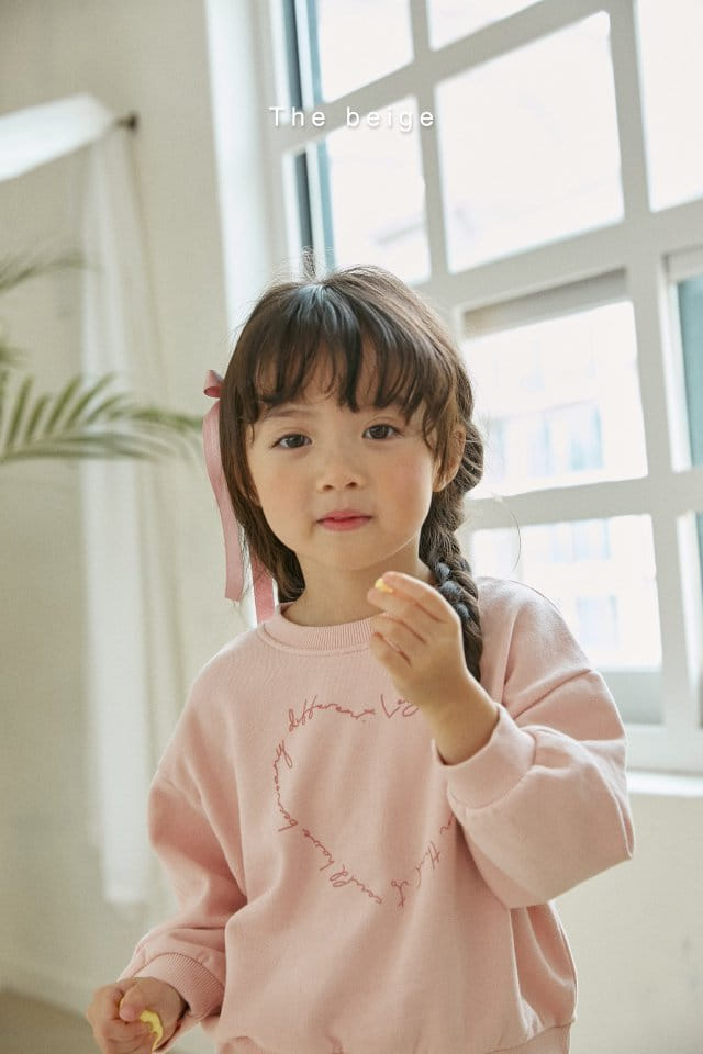 The Beige - Korean Children Fashion - #prettylittlegirls - Heart Crop Sweatshirt - 12