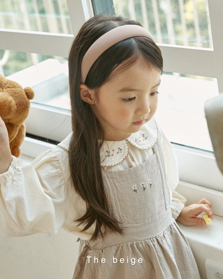 The Beige - Korean Children Fashion - #todddlerfashion - Embeodiery Skirt - 8