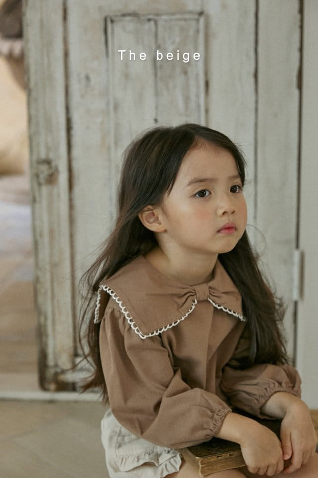 The Beige - Korean Children Fashion - #todddlerfashion - Ribbon Tee - 5