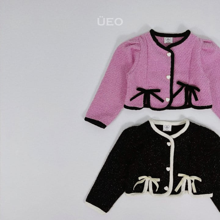 U Eo - Korean Junior Fashion - #designkidswear - Ribbon Sha  Jacket - 2