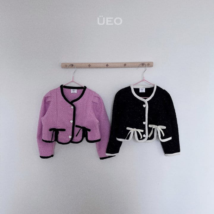 U Eo - Korean Junior Fashion - #discoveringself - Ribbon Sha  Jacket - 4