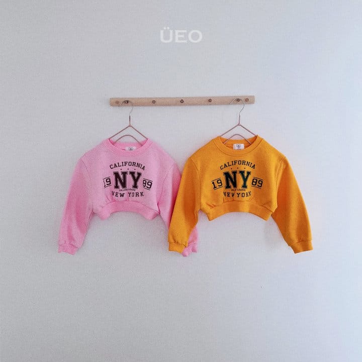 U Eo - Korean Junior Fashion - #kidsshorts - New York Sweatshirt - 3