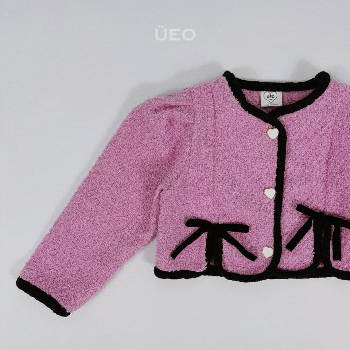 U Eo - Korean Junior Fashion - #littlefashionista - Ribbon Sha  Jacket - 9