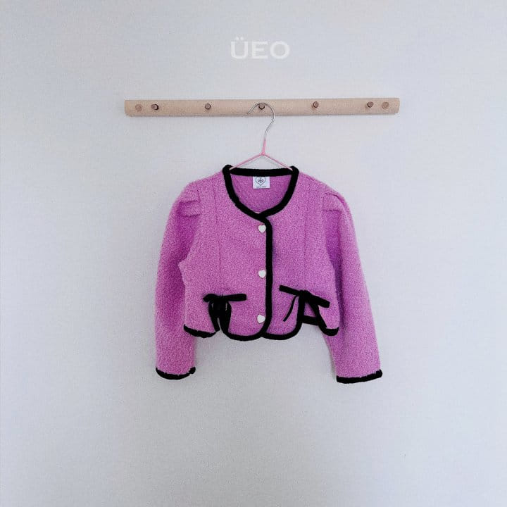 U Eo - Korean Junior Fashion - #minifashionista - Ribbon Sha  Jacket - 11