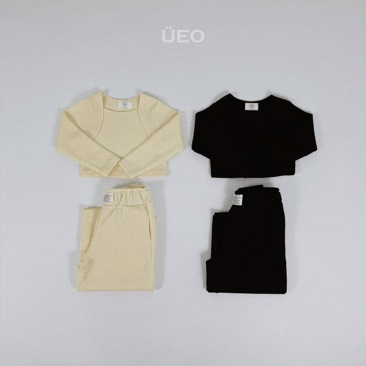 U Eo - Korean Junior Fashion - #prettylittlegirls - Crush Top Bottom Set - 2