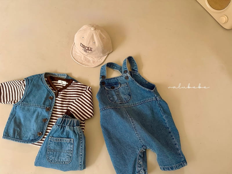 Valu Bebe - Korean Baby Fashion - #babyboutiqueclothing - Denim Vest - 8