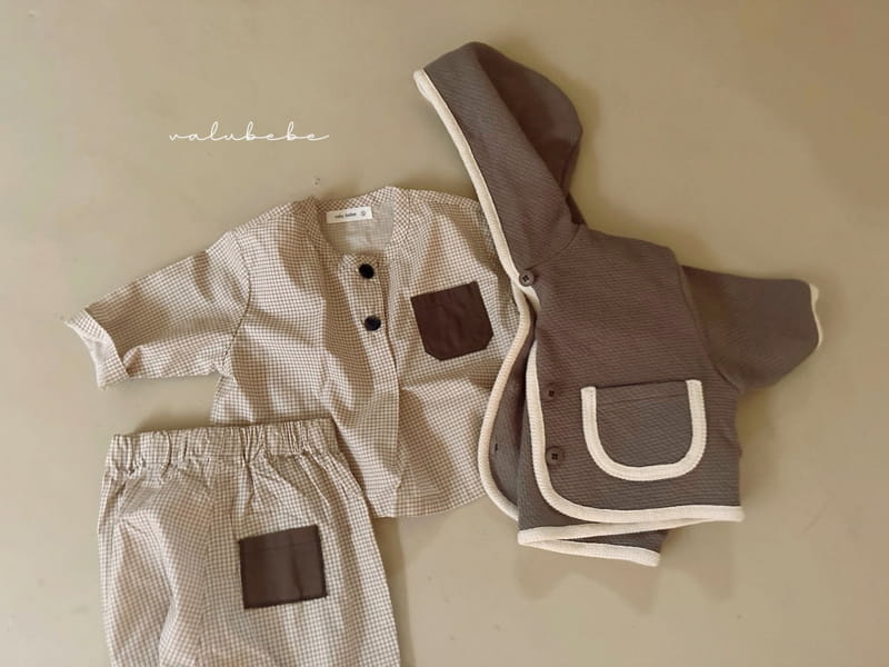 Valu Bebe - Korean Baby Fashion - #babyclothing - Quilting Hoody Jacket - 12