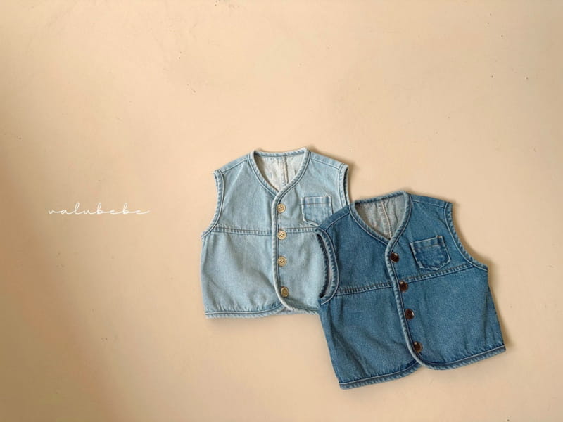 Valu Bebe - Korean Baby Fashion - #babyclothing - Denim Vest - 9