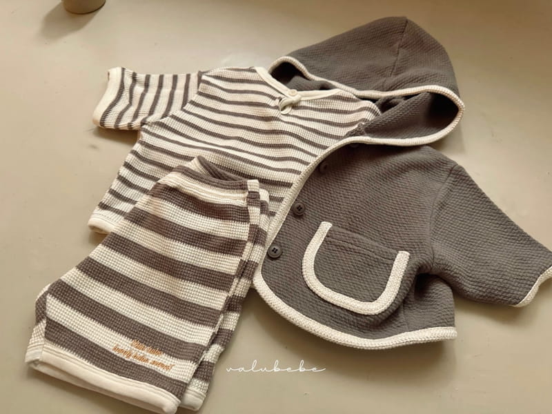 Valu Bebe - Korean Baby Fashion - #babyootd - Quilting Hoody Jacket - 3