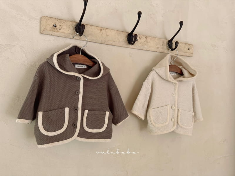 Valu Bebe - Korean Baby Fashion - #babyoutfit - Quilting Hoody Jacket - 5