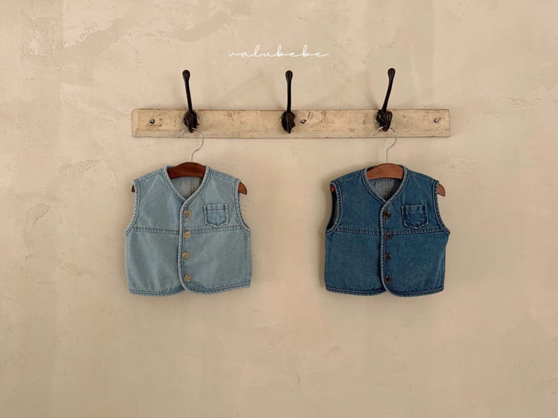 Valu Bebe - Korean Baby Fashion - #babyoutfit - Denim Vest