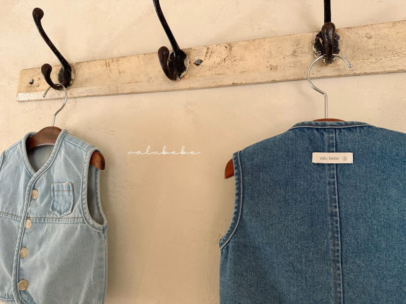 Valu Bebe - Korean Baby Fashion - #babyoutfit - Denim Vest - 2