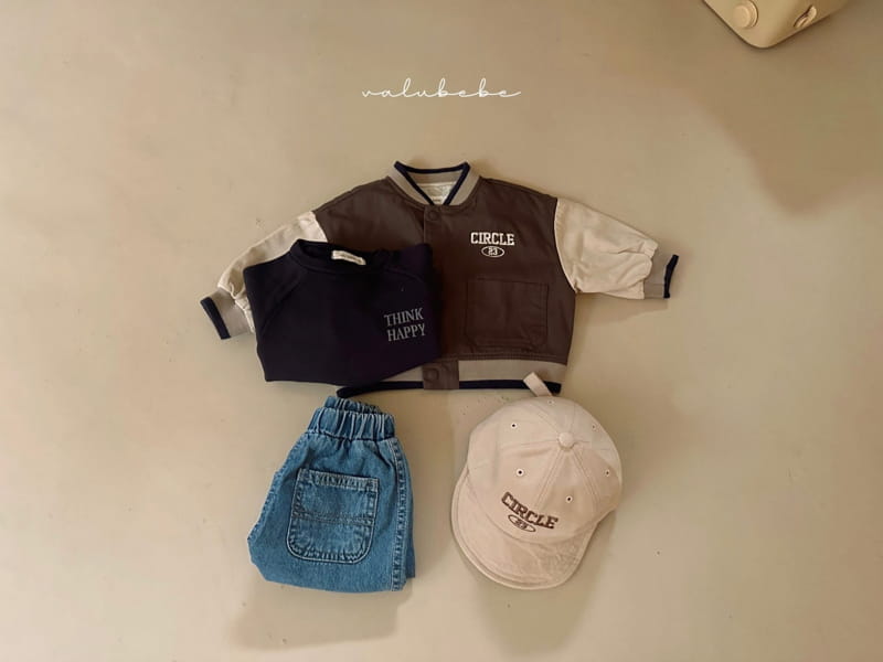 Valu Bebe - Korean Baby Fashion - #babyoutfit - Circle Baseball Jumper - 7