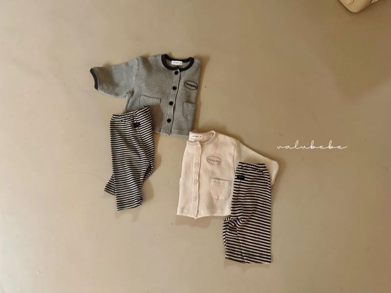 Valu Bebe - Korean Baby Fashion - #babyoutfit - Stripes Leggings - 3