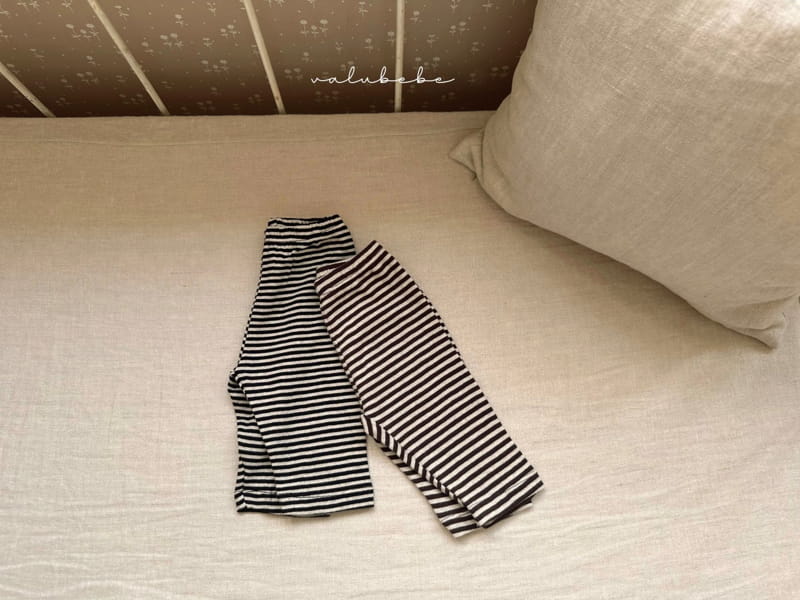 Valu Bebe - Korean Baby Fashion - #onlinebabyshop - Stripes Leggings - 7