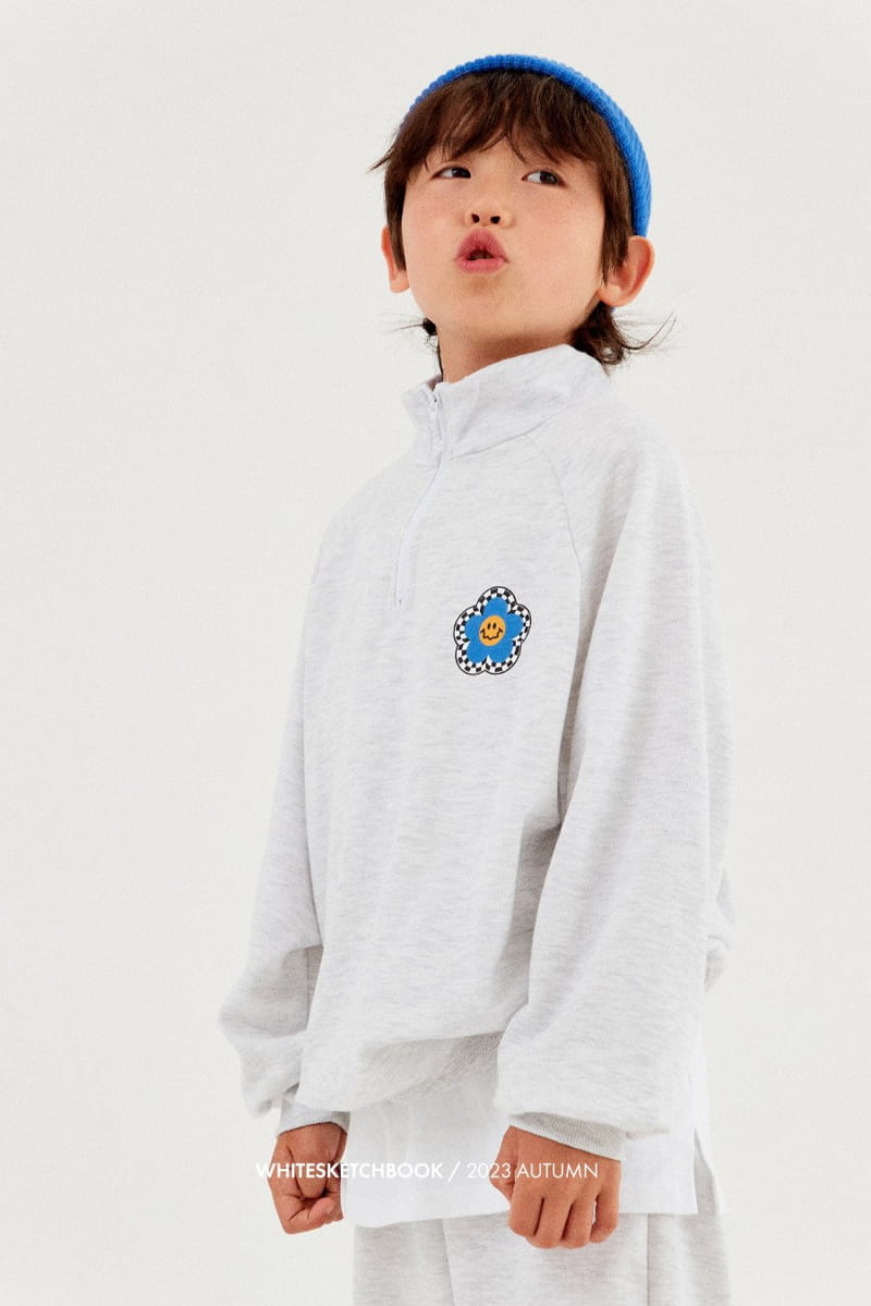 Whitesketchbook - Korean Children Fashion - #Kfashion4kids - Check Half Zip-up Set - 9