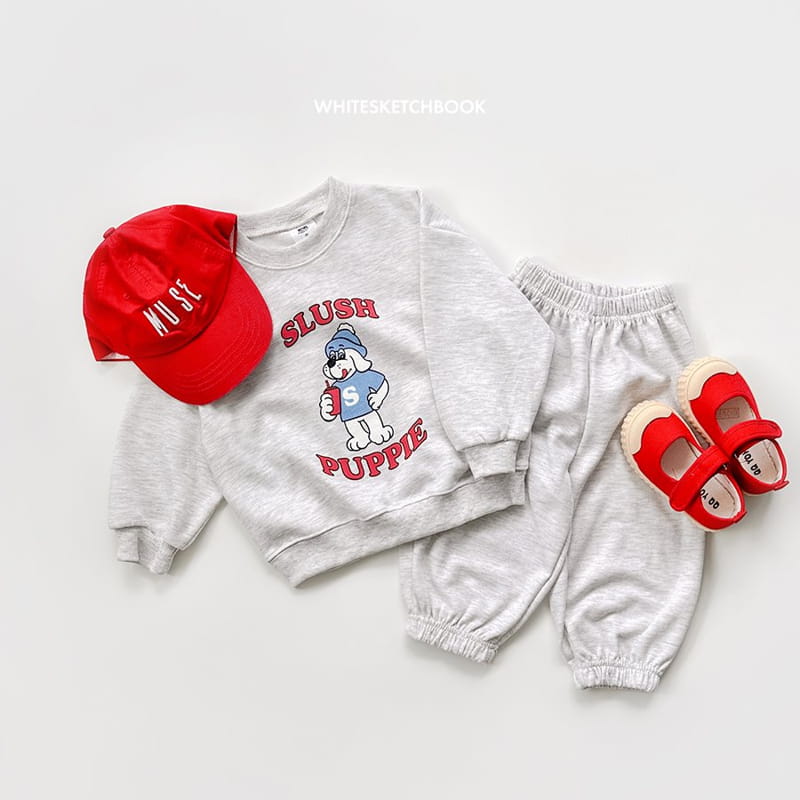 Whitesketchbook - Korean Children Fashion - #Kfashion4kids - Slush Sweatshirt Set - 6