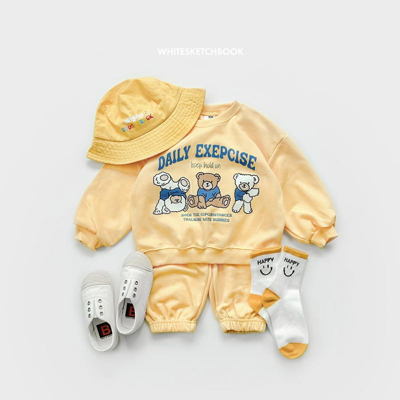 Whitesketchbook - Korean Children Fashion - #kidzfashiontrend - Bear Three Set - 4