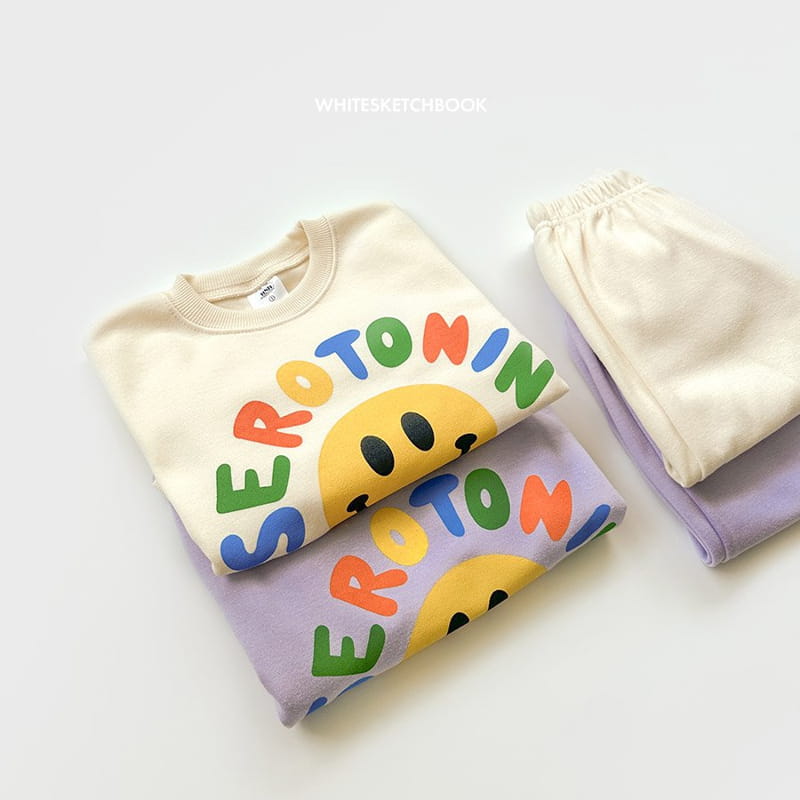 Whitesketchbook - Korean Children Fashion - #Kfashion4kids - Smile Sweatshirt Set - 2